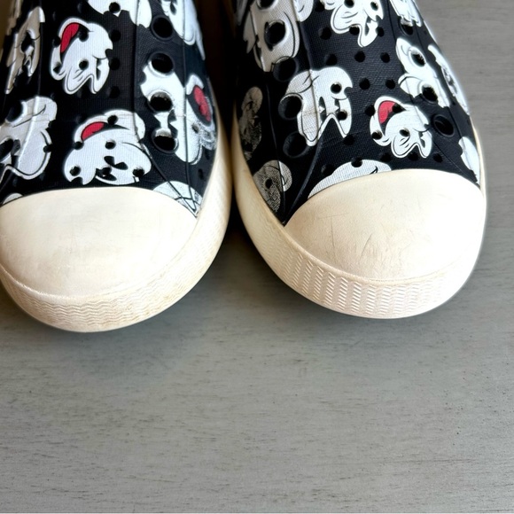 Native x Disney Mickey Mouse Slip On Shoes Size M3/W5 Black Waterproof Unisex - Picture 8 of 12